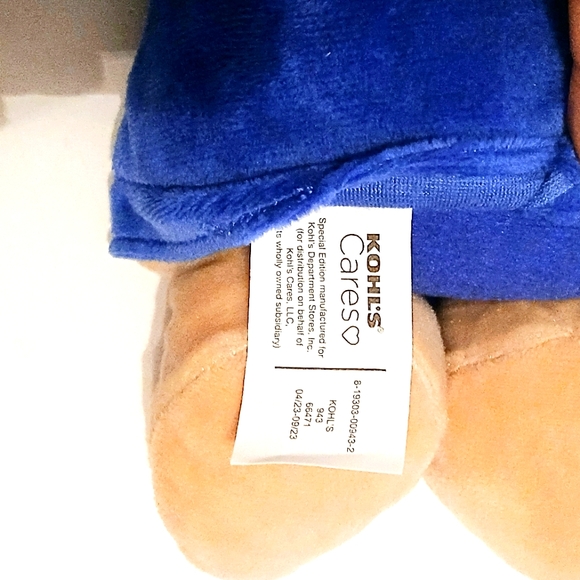 Kohks Cares Paddington Bear Red Hat Blue Coat Plush Stuffed Animal 13in NWT - Picture 4 of 5